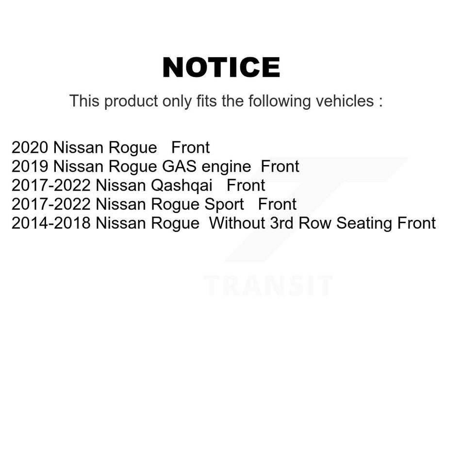 Front Ceramic Disc Brake Pads NWF-PRC1737 For Nissan Rogue Sport Qashqai