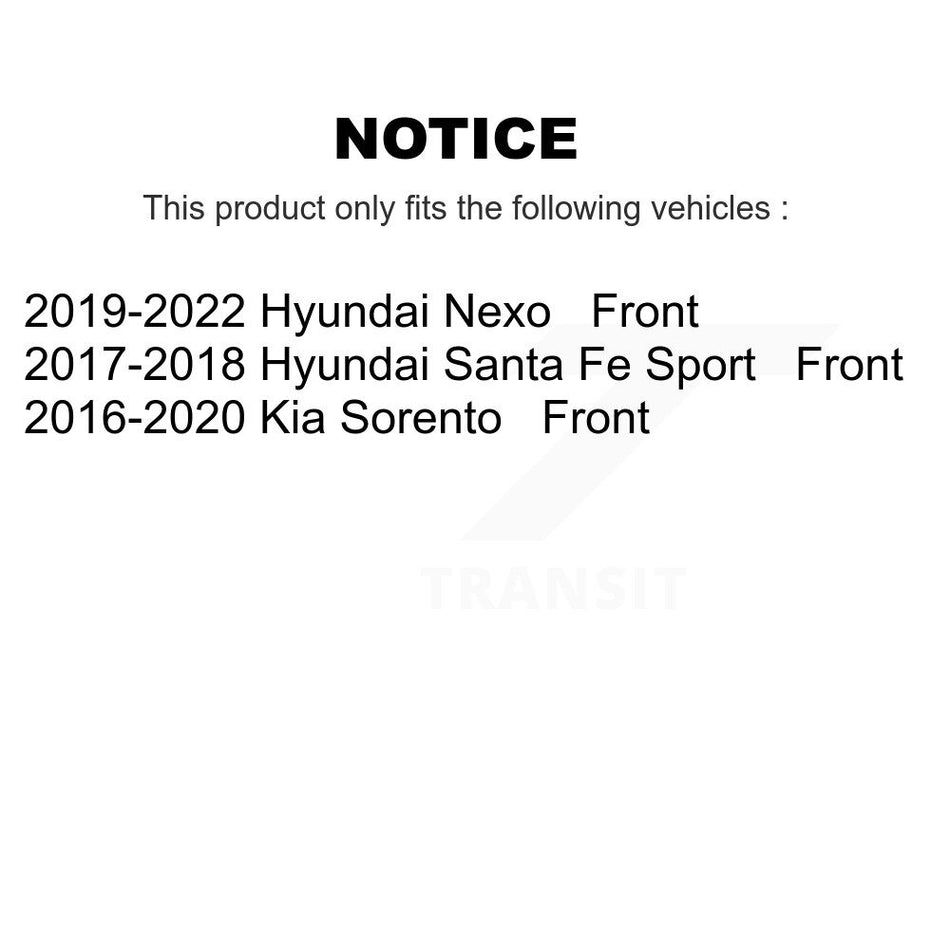 Front Ceramic Disc Brake Pads NWF-PRC1815 For Kia Sorento Hyundai Santa Fe Sport Nexo