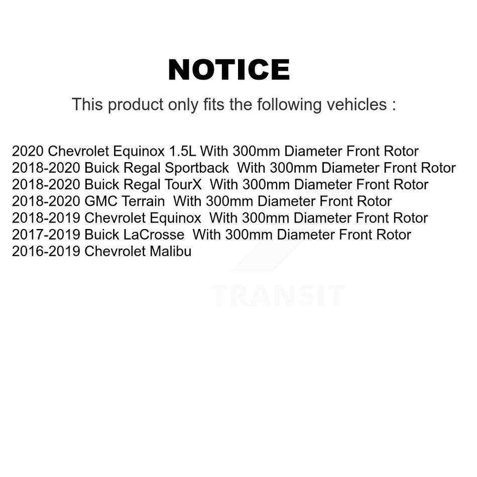 Front Ceramic Disc Brake Pads NWF-PRC1913 For Chevrolet Equinox GMC Terrain Malibu Buick LaCrosse