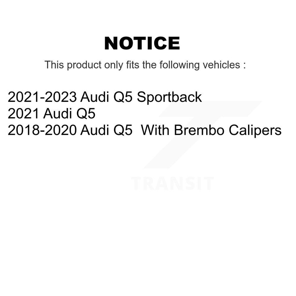 Front Ceramic Disc Brake Pads NWF-PRC2139 For Audi Q5 Sportback