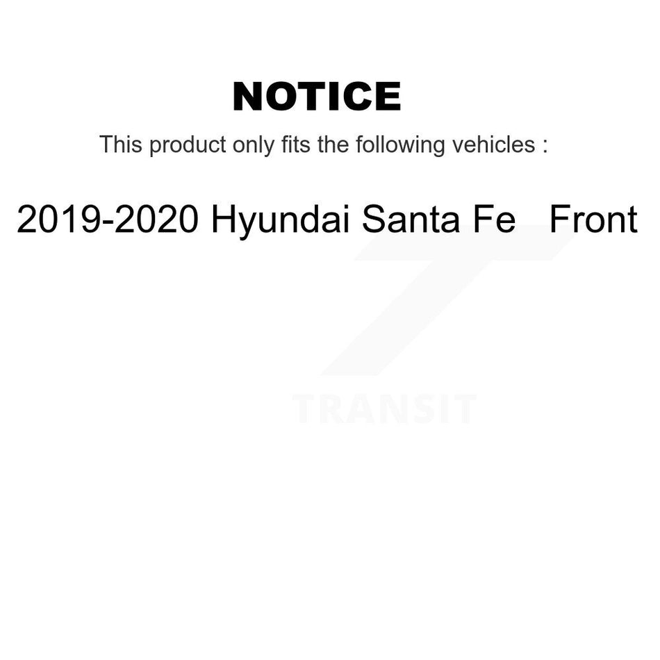 Front Ceramic Disc Brake Pads NWF-PRC2198 For 2019-2020 Hyundai Santa Fe