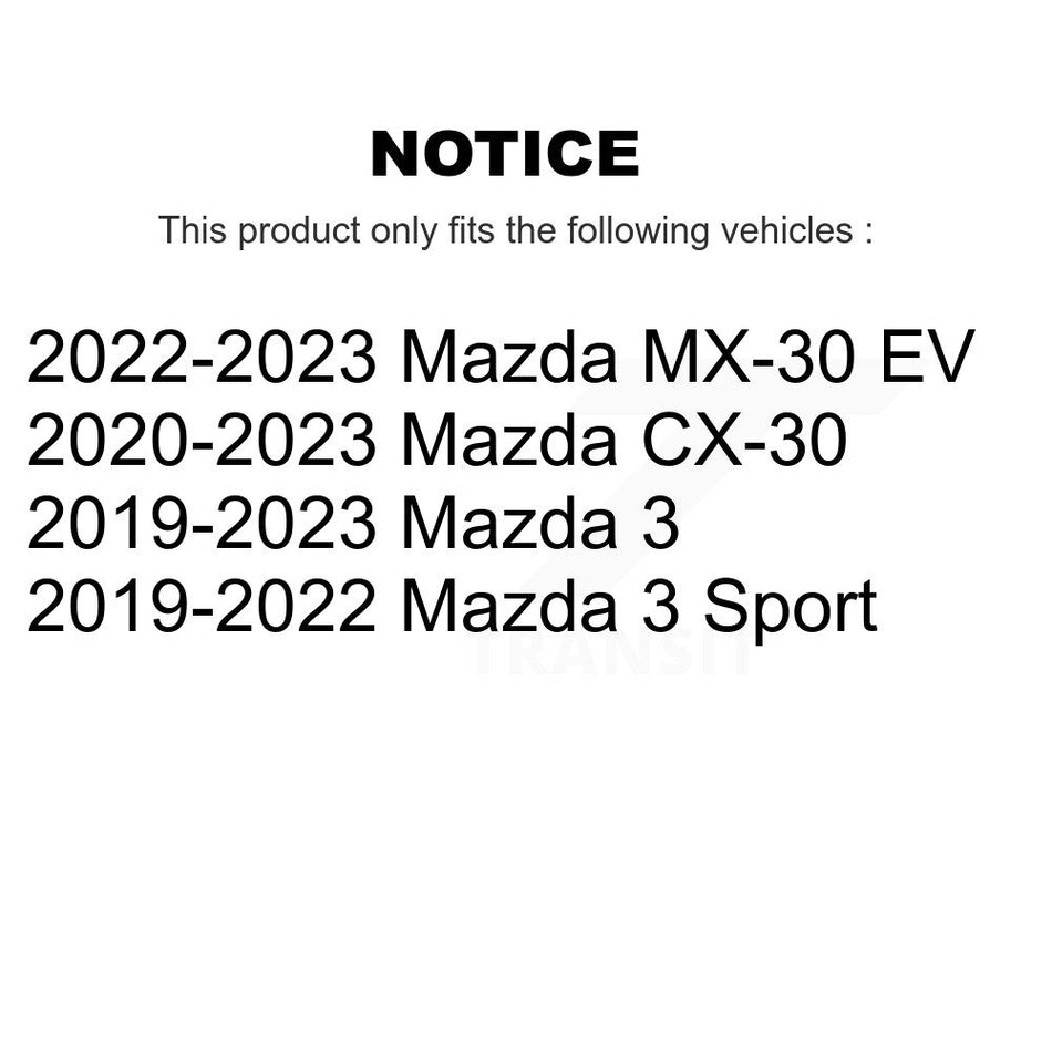 Rear Ceramic Disc Brake Pads NWF-PRC2219 For Mazda 3 CX-30 Sport MX-30 EV