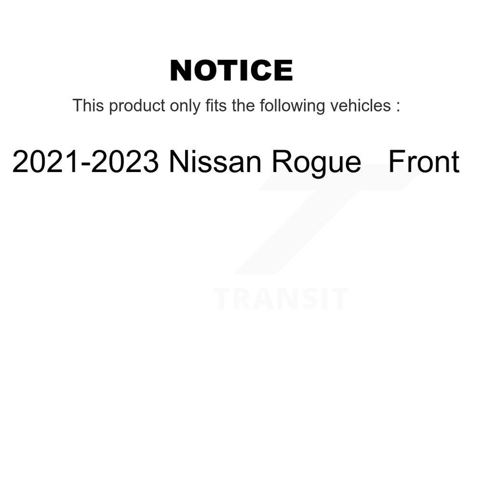 Front Ceramic Disc Brake Pads NWF-PRC2375 For 2021-2023 Nissan Rogue