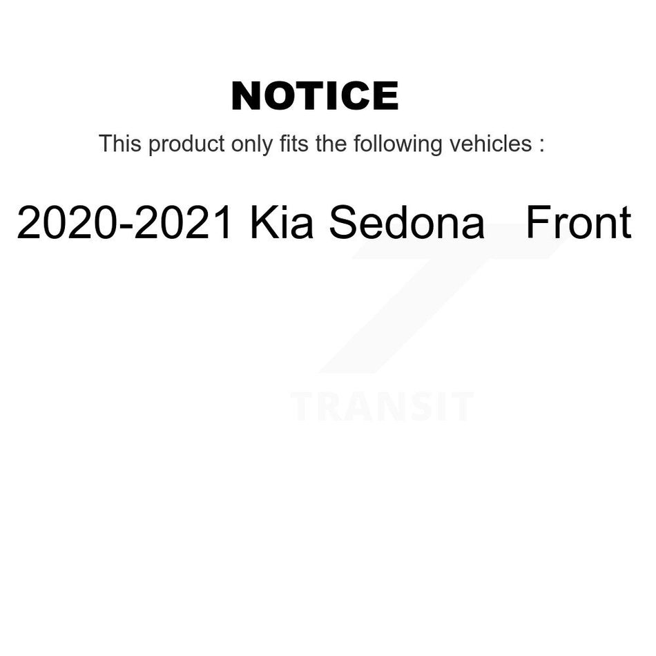 Front Ceramic Disc Brake Pads NWF-PRC2408 For 2020-2021 Kia Sedona