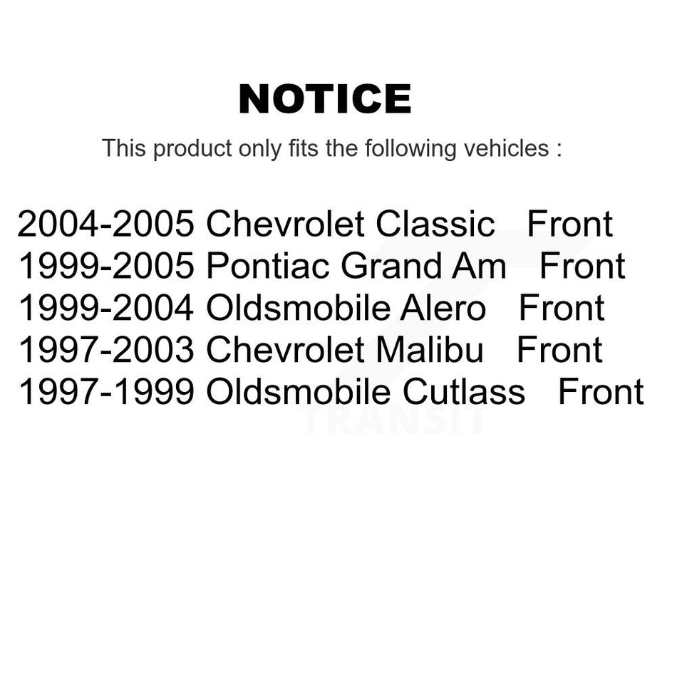 Front Ceramic Disc Brake Pads NWF-PRC727 For Chevrolet Pontiac Grand Am Malibu Oldsmobile Alero Classic Cutlass