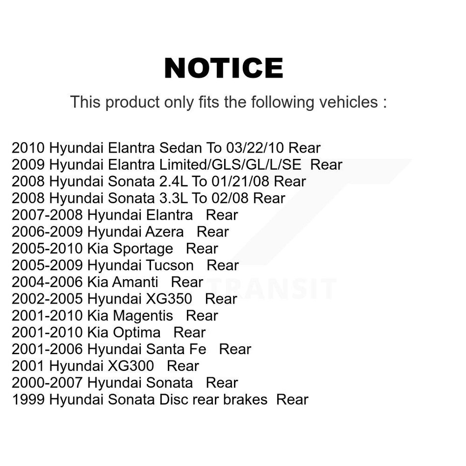 Rear Ceramic Disc Brake Pads NWF-PRC813 For Hyundai Sonata Kia Elantra Santa Fe Optima Sportage Tucson Azera XG350 Amanti XG300 Magentis