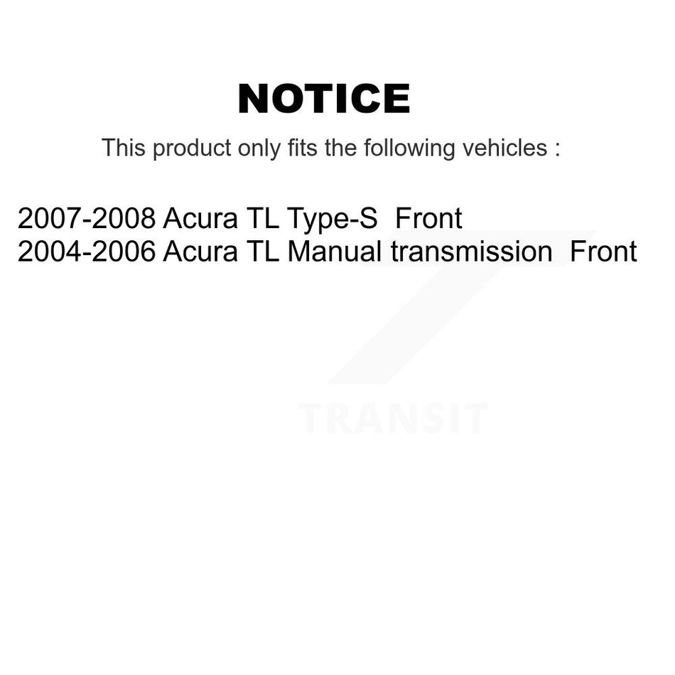 Front Semi-Metallic Disc Brake Pads NWF-PRM1049 For Acura TL