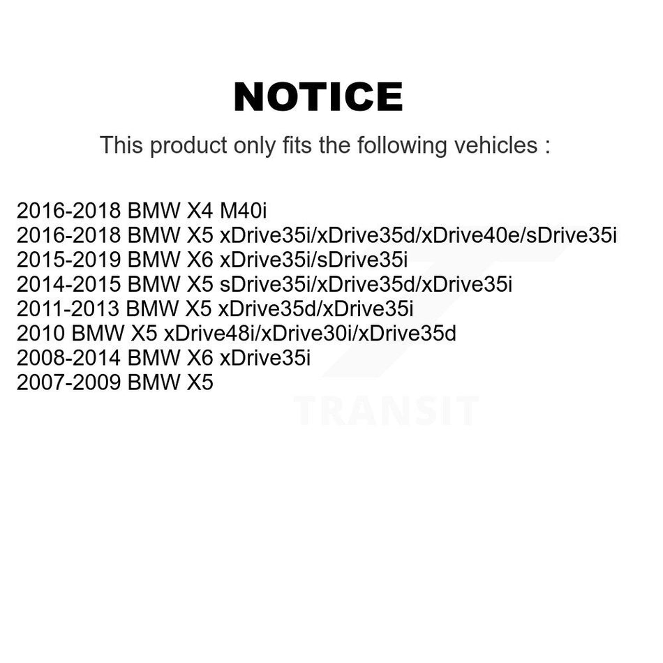 Front Semi-Metallic Disc Brake Pads NWF-PRM1294 For BMW X5 X6 X4