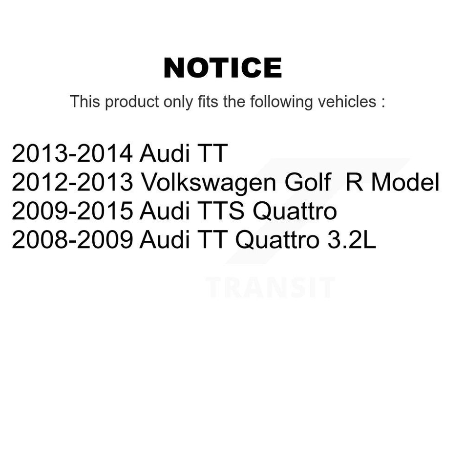 Front Semi-Metallic Disc Brake Pads NWF-PRM1359 For Volkswagen Golf Audi TT Quattro TTS