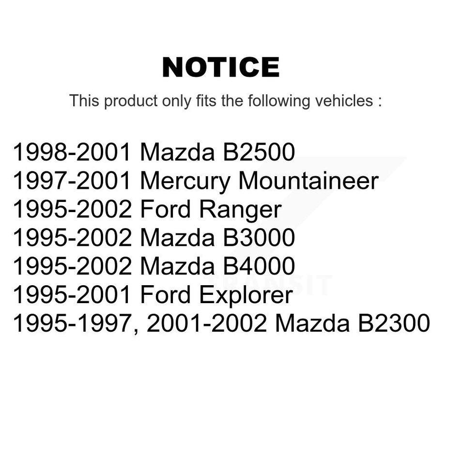 Front Semi-Metallic Disc Brake Pads NWF-PRM652 For Ford Ranger Mazda Explorer B4000 B3000 B2300