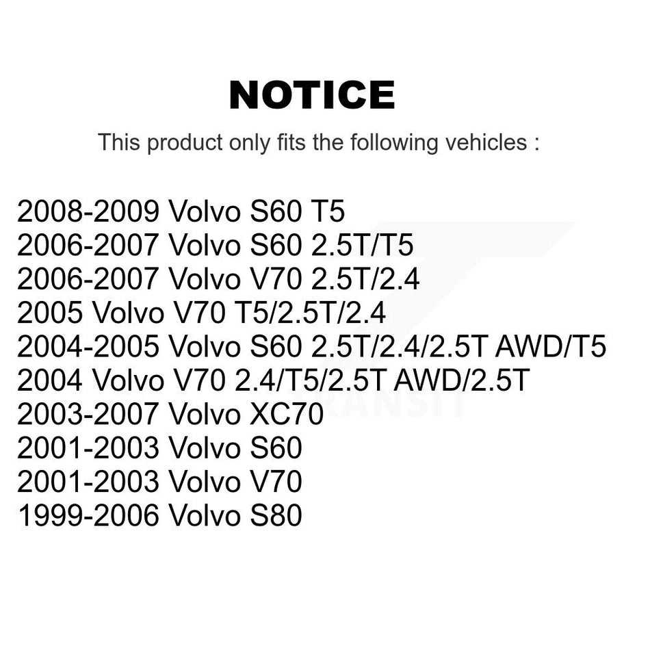 Front Semi-Metallic Disc Brake Pads NWF-PRM794 For Volvo S60 XC70 V70 S80