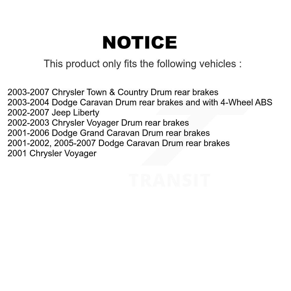 Front Semi-Metallic Disc Brake Pads NWF-PRM856 For Dodge Caravan Jeep Liberty Grand Chrysler Town &