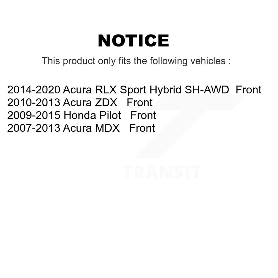 Front Ceramic Disc Brake Pads NWF-PTC1378 For Honda Pilot Acura MDX RLX ZDX