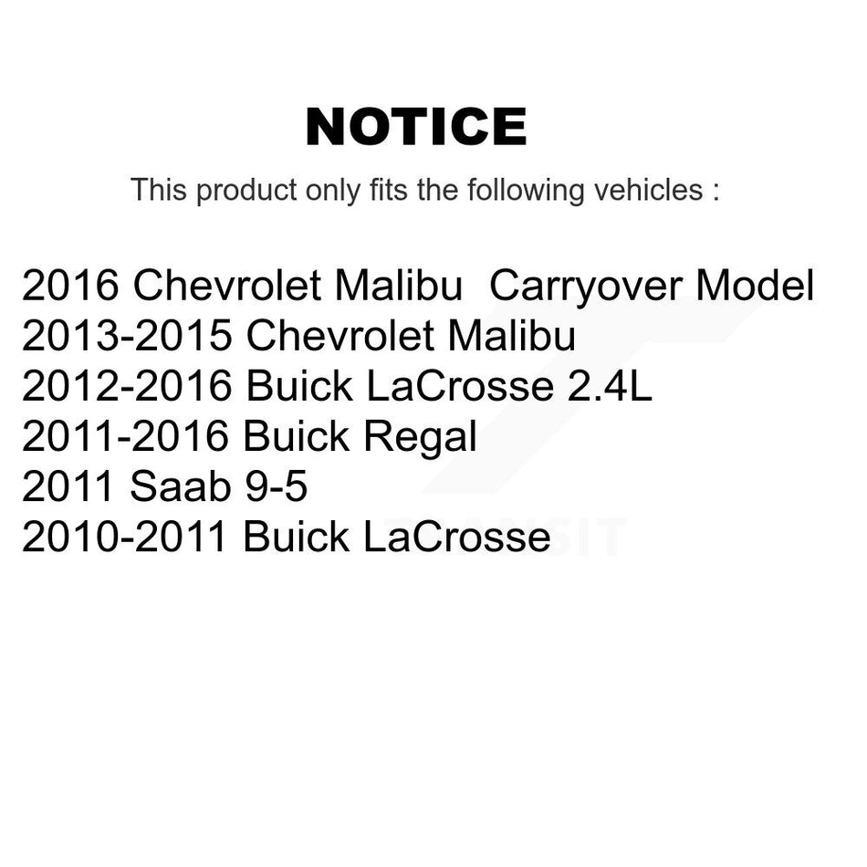 Rear Ceramic Disc Brake Pads NWF-PTC1430A For Chevrolet Malibu Buick LaCrosse Regal Saab 9-5