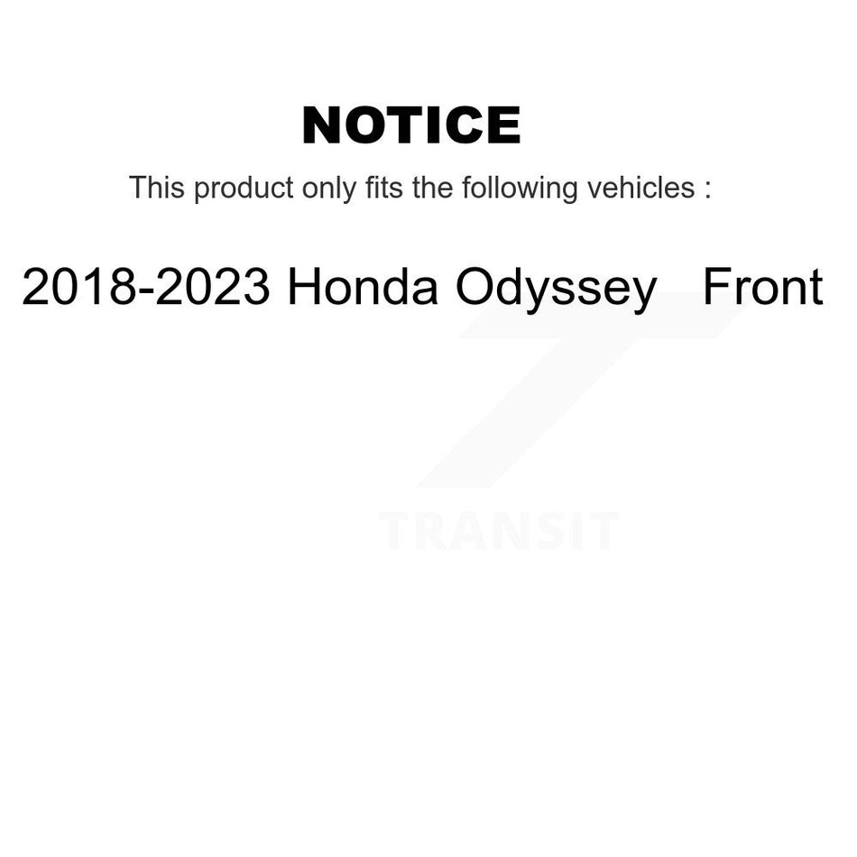 Front Ceramic Disc Brake Pads NWF-PTC2089 For 2018-2023 Honda Odyssey