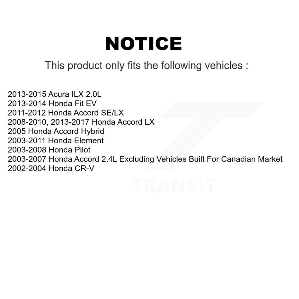 Front Ceramic Disc Brake Pads NWF-PTC914 For Honda Accord CR-V Pilot Fit Element Acura ILX