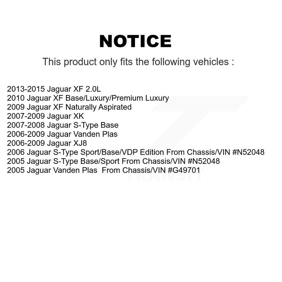 Front Semi-Metallic Disc Brake Pads PPF-D1241 For Jaguar XF S-Type XK Vanden Plas XJ8