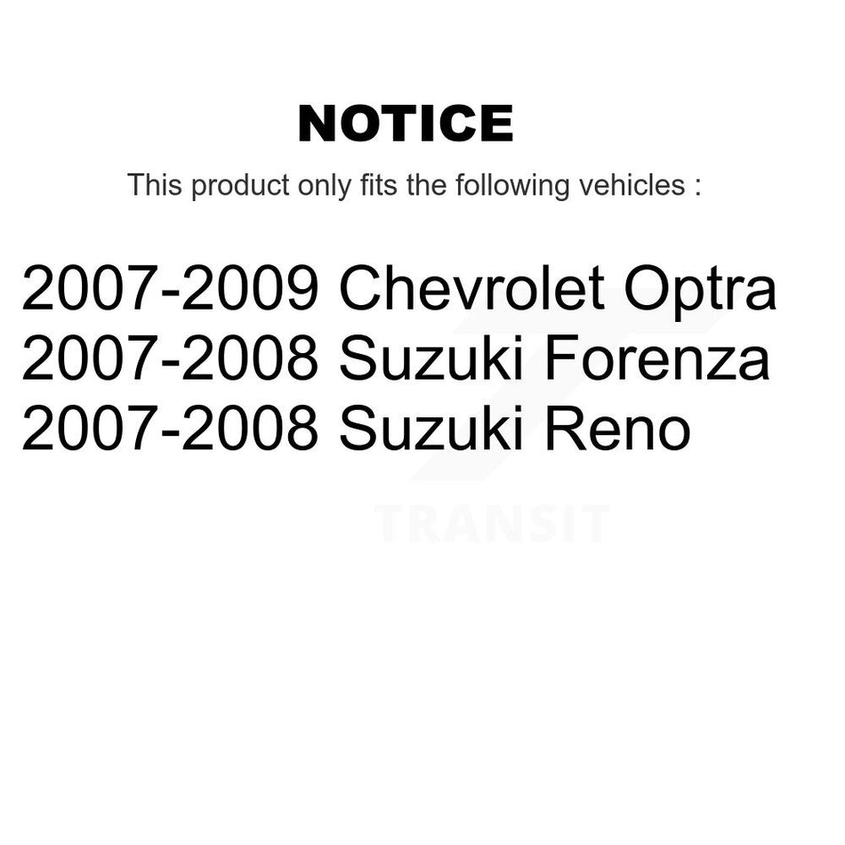 Rear Semi-Metallic Disc Brake Pads PPF-D1315 For Chevrolet Optra Suzuki Forenza Reno