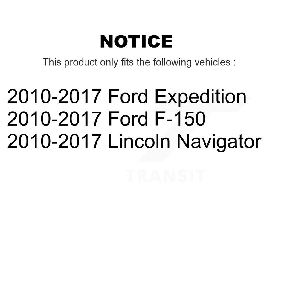 Front Semi-Metallic Disc Brake Pads PPF-D1414 For 2010-2017 Ford F-150 Expedition Lincoln Navigator