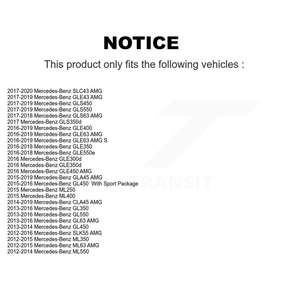 Rear Semi-Metallic Disc Brake Pads PPF-D1630 For Mercedes-Benz ML350 GLE400 GLE350 GL350 GLE43 AMG S