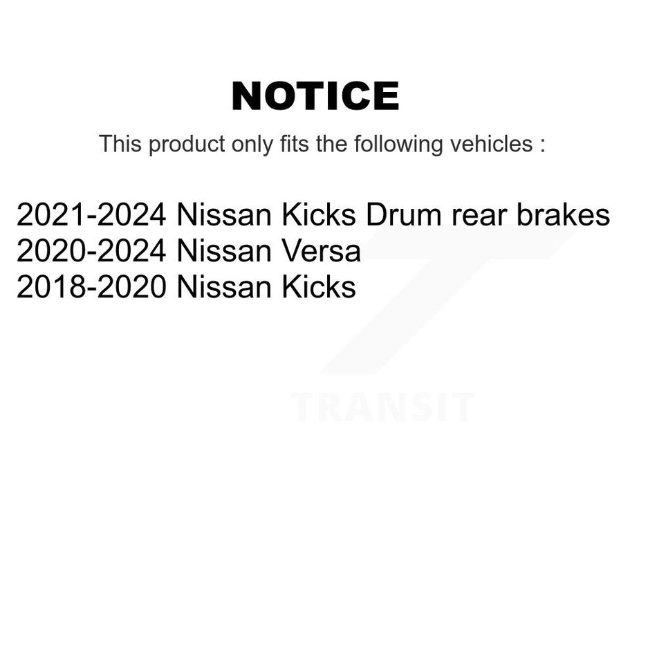 Front Semi-Metallic Disc Brake Pads PPF-D2038 For Nissan Kicks Versa
