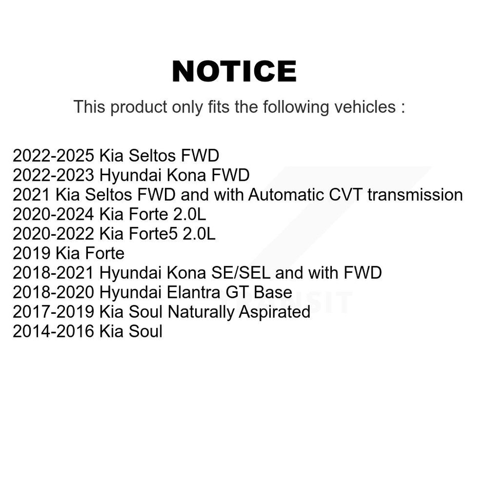 Front Semi-Metallic Disc Brake Pads PPF-D2094 For Kia Hyundai Kona Seltos Forte Soul Elantra GT