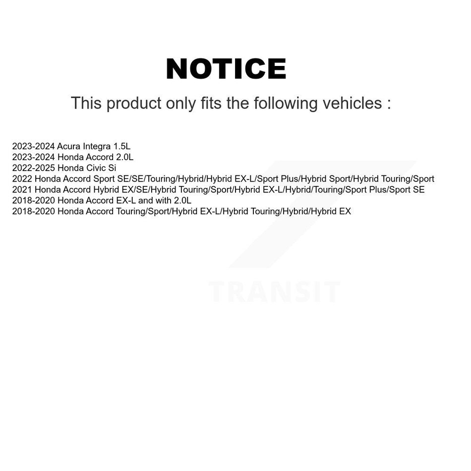 Front Semi-Metallic Disc Brake Pads PPF-D2115 For Honda Civic Accord Acura Integra