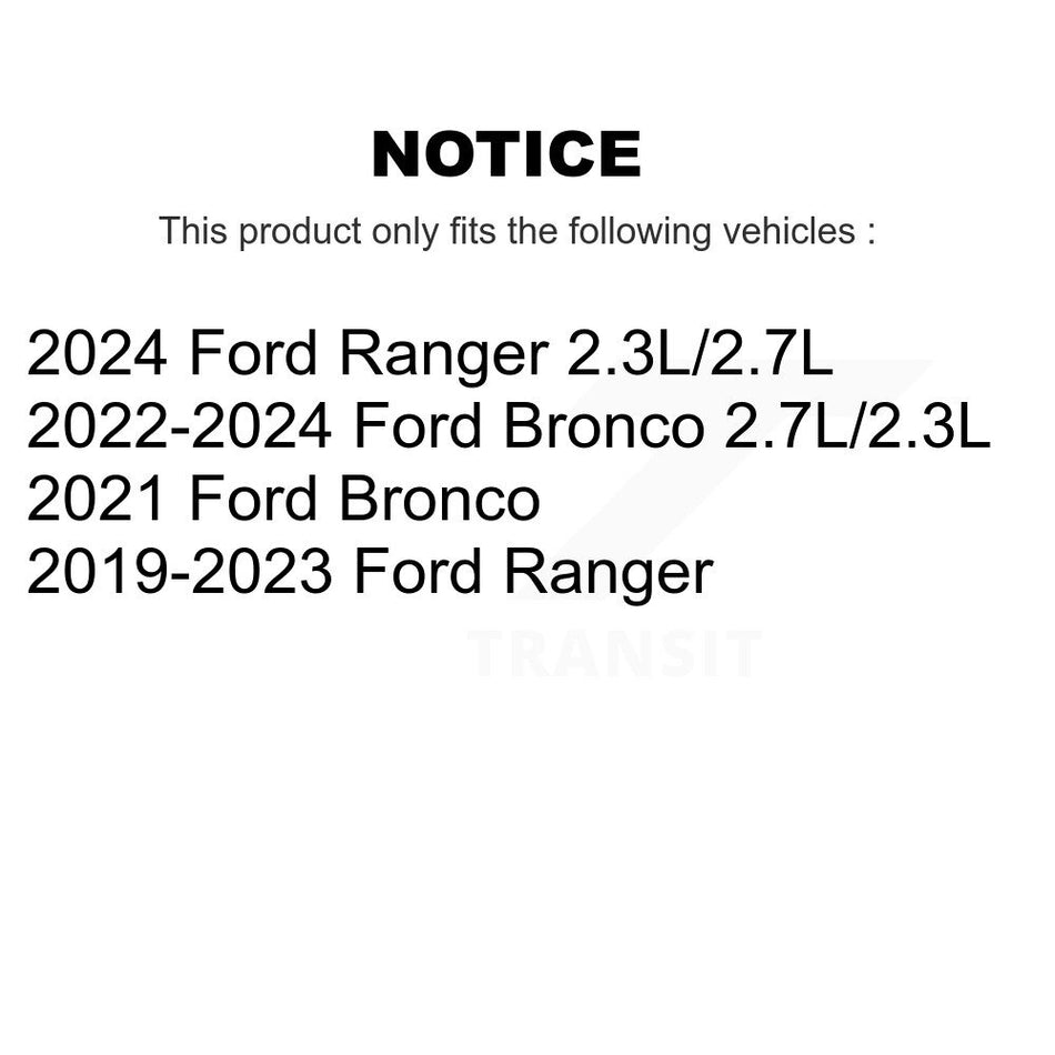 Front Semi-Metallic Disc Brake Pads PPF-D2216 For Ford Ranger Bronco
