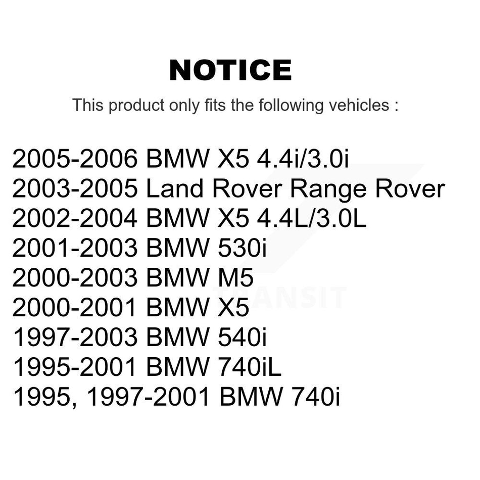 Front Semi-Metallic Disc Brake Pads PPF-D681 For BMW X5 540i 530i M5 Land Rover Range 740i 740iL