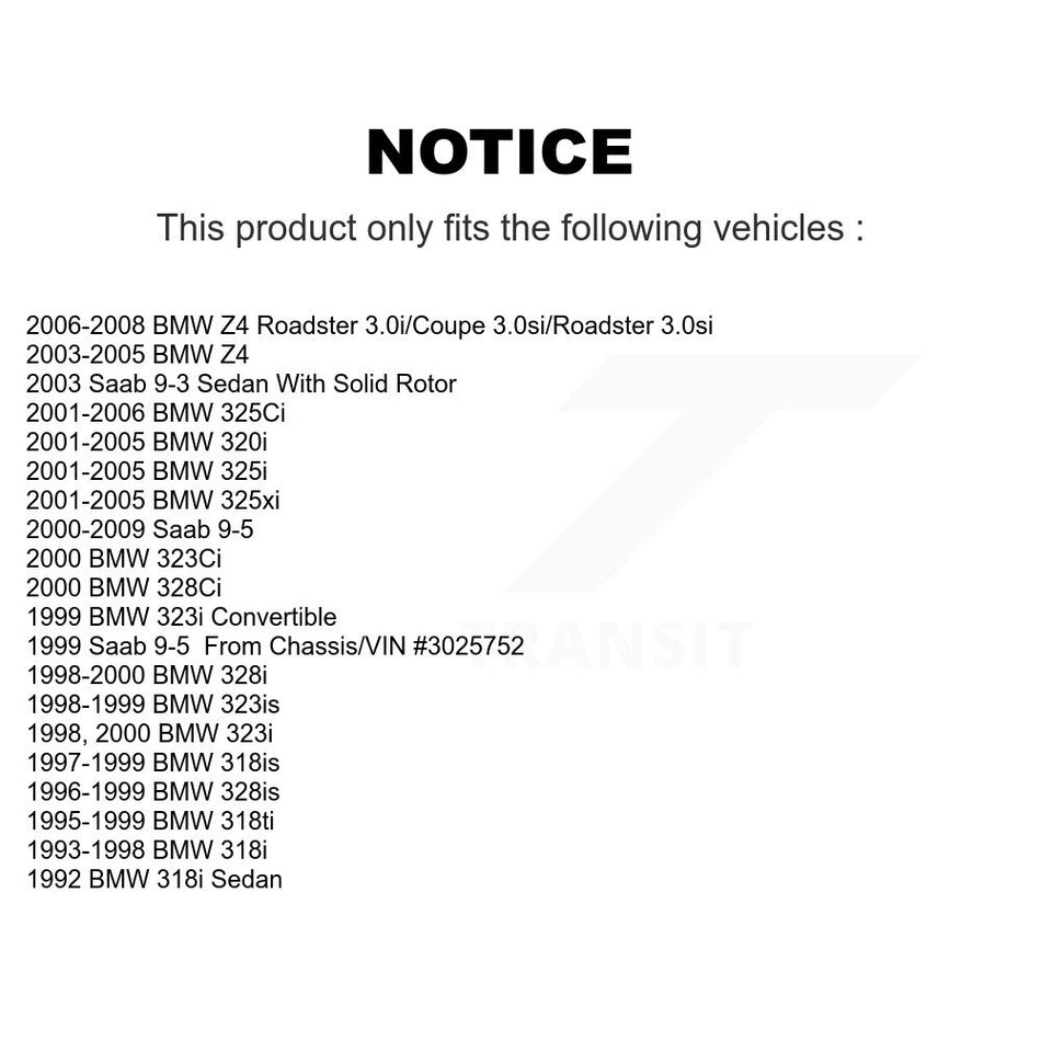 Rear Semi-Metallic Disc Brake Pads PPF-D763 For BMW 325i 325Ci Z4 Saab 9-5 323i 325xi 328i 9-3 318i 323Ci 318ti 328is 328Ci 323is 318is 320i