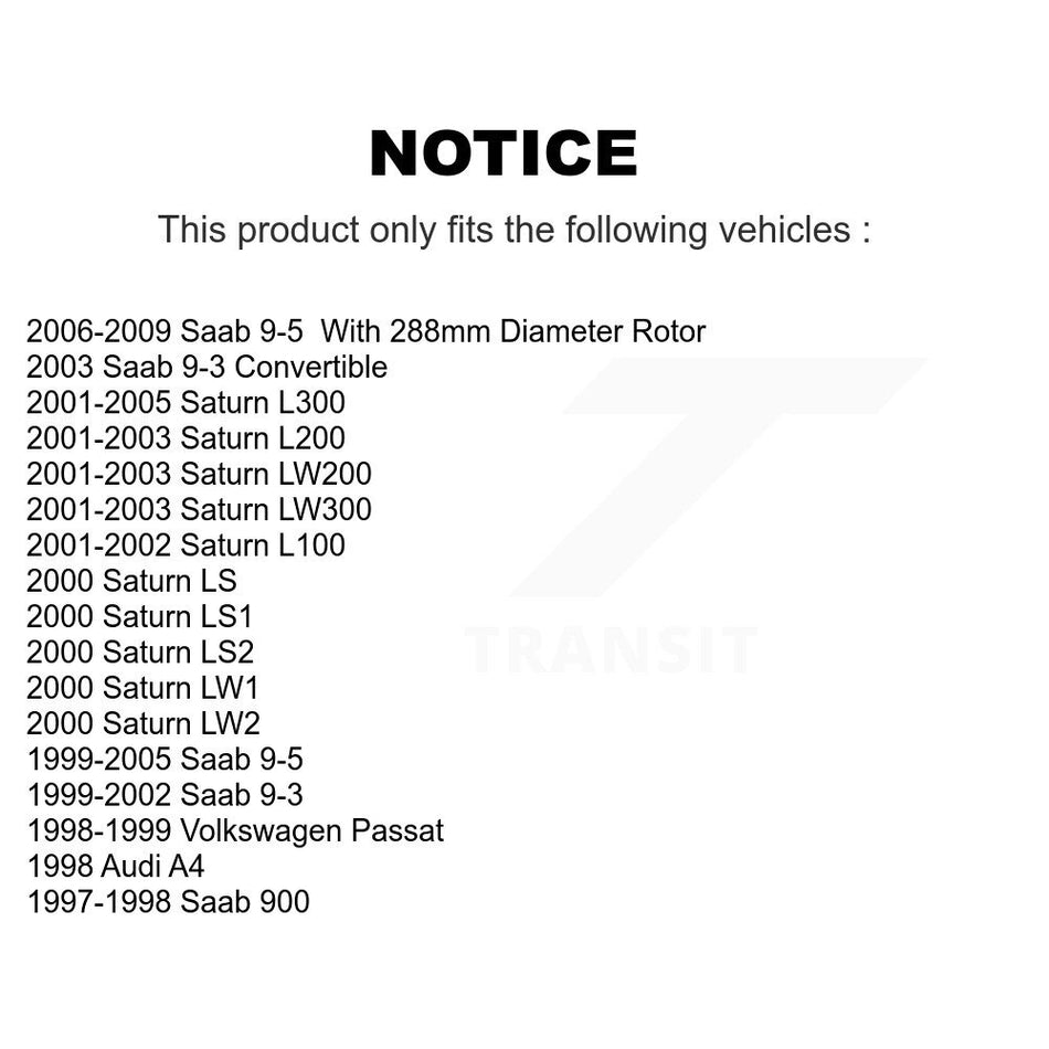 Front Semi-Metallic Disc Brake Pads PPF-D819 For Saturn Saab L200 9-5 9-3 L300 Volkswagen Passat LS1 L100 LW200 LS2 900 LW300 LW2 LW1 LS Audi A4