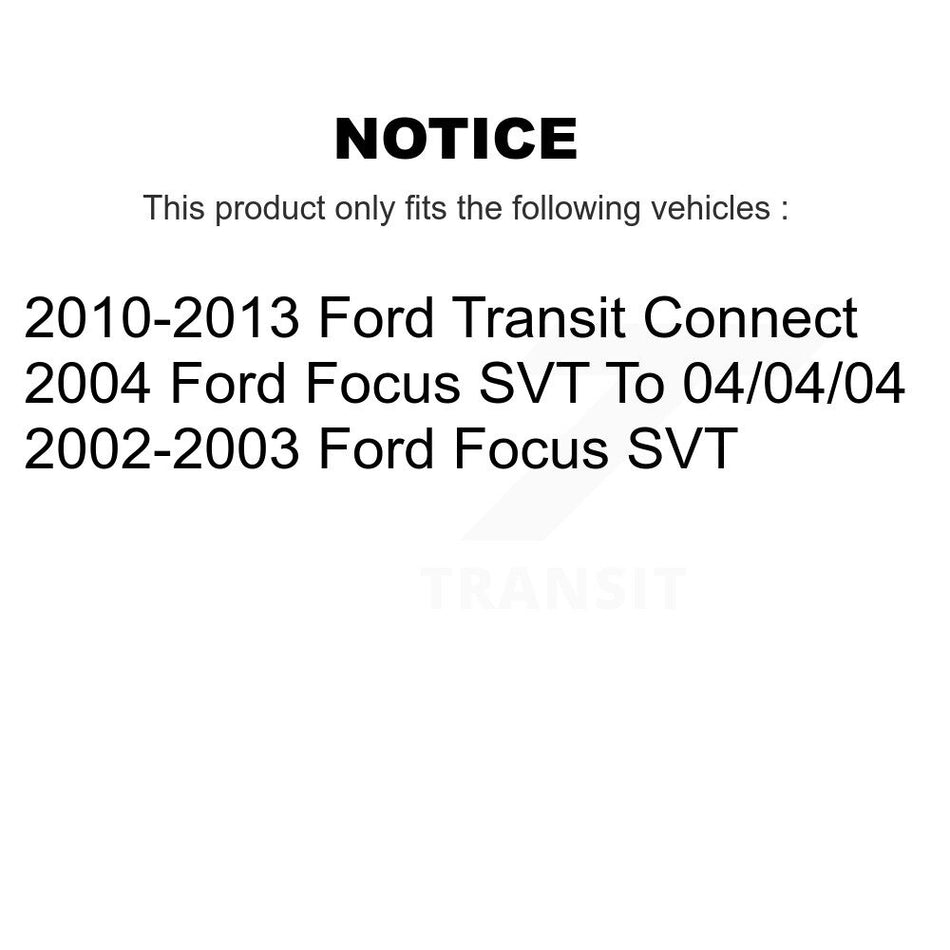 Front Semi-Metallic Disc Brake Pads PPF-D970 For Ford Transit Connect Focus