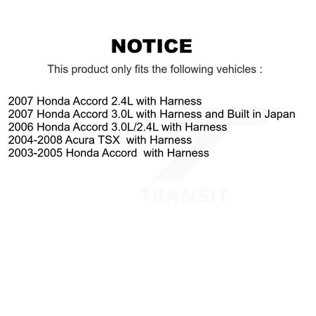 Front Left ABS Wheel Speed Sensor SEN-2ABS0180 For Honda Accord Acura TSX