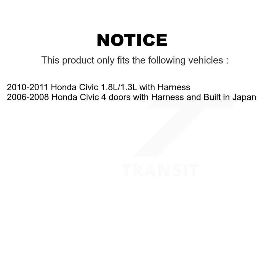 Rear Right ABS Wheel Speed Sensor SEN-2ABS0214 For Honda Civic