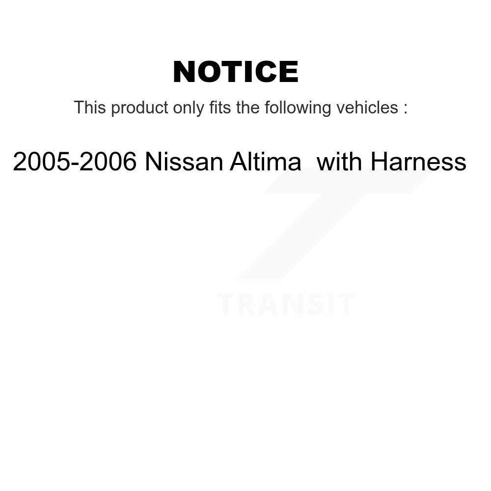 Rear Right ABS Wheel Speed Sensor SEN-2ABS1381 For 2005-2006 Nissan Altima with Harness