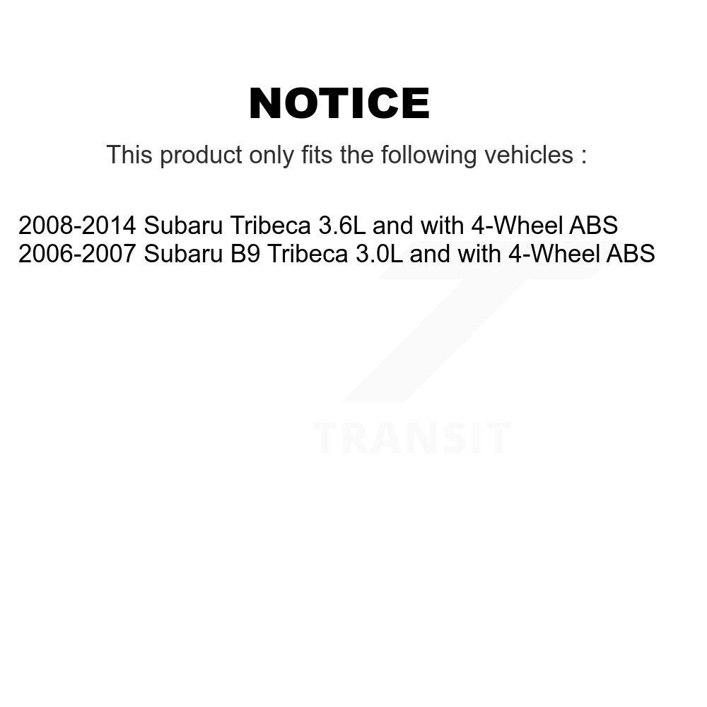 Front ABS Wheel Speed Sensor SEN-2ABS1831 For Subaru Tribeca B9