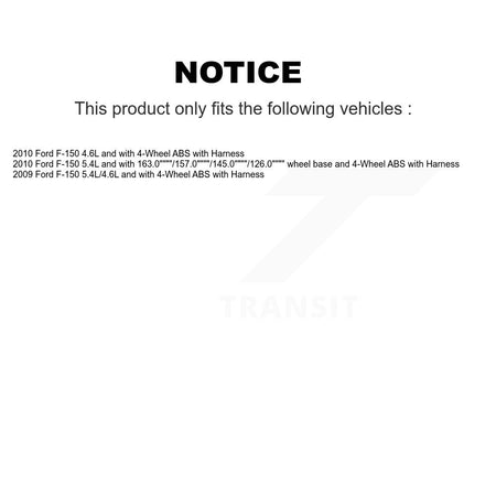 Rear Right ABS Wheel Speed Sensor SEN-2ABS2455 For Ford F-150 with Harness