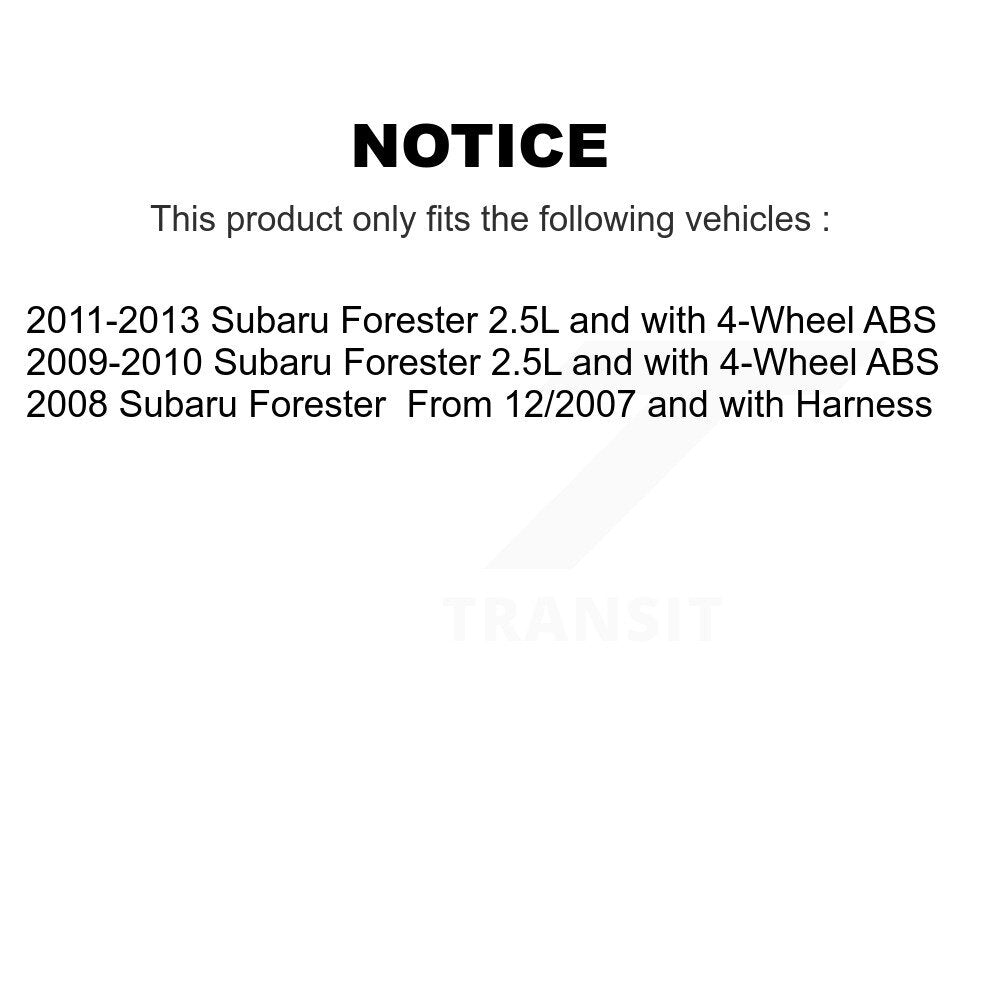 Rear Right ABS Wheel Speed Sensor SEN-2ABS2640 For Subaru Forester