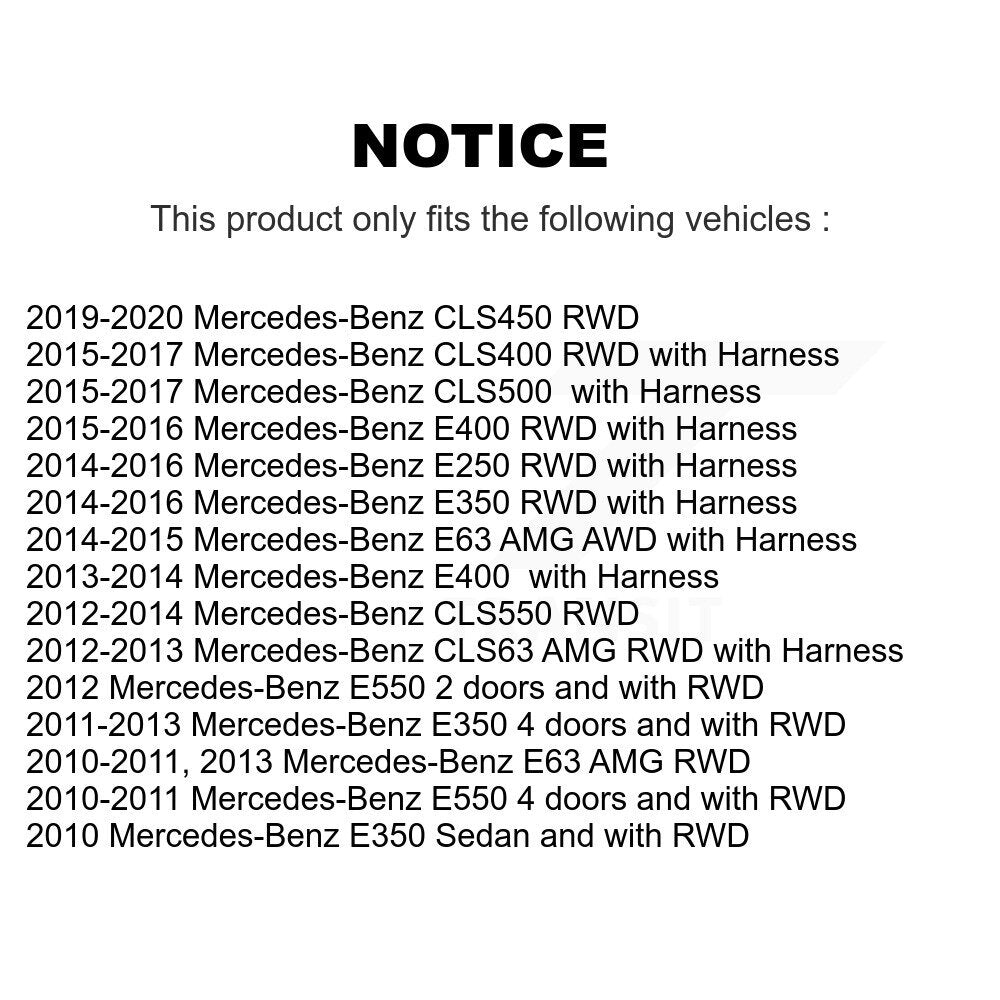 ABS Wheel Speed Sensor SEN-2ABS2683 For Mercedes-Benz E350 E400 E550 E250 CLS550 CLS450 CLS400 E63