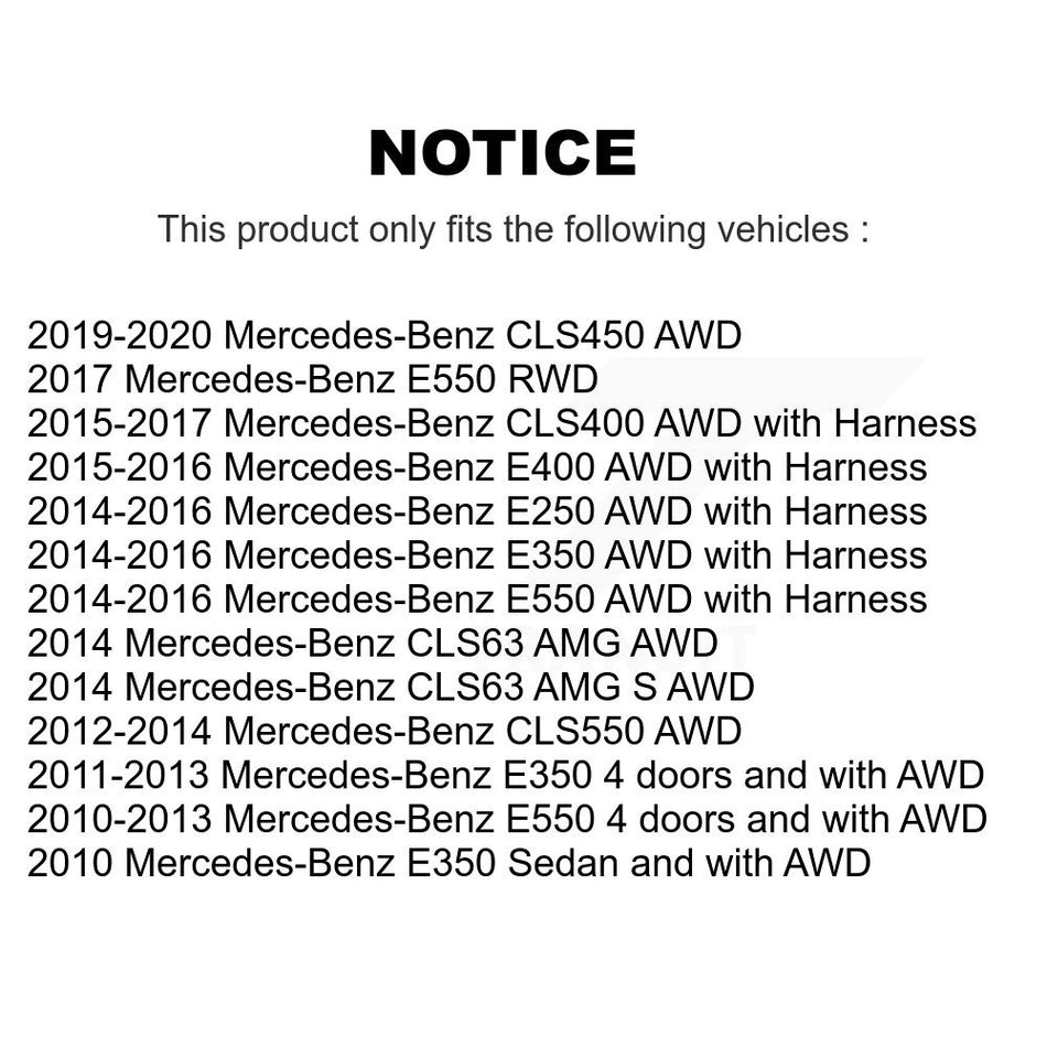 ABS Wheel Speed Sensor SEN-2ABS2685 For Mercedes-Benz E350 E550 E400 E250 CLS550 E63 AMG S CLS450