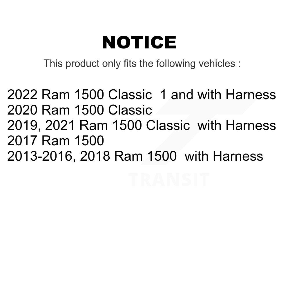 Front ABS Wheel Speed Sensor SEN-2ABS2898 For Ram 1500 Classic