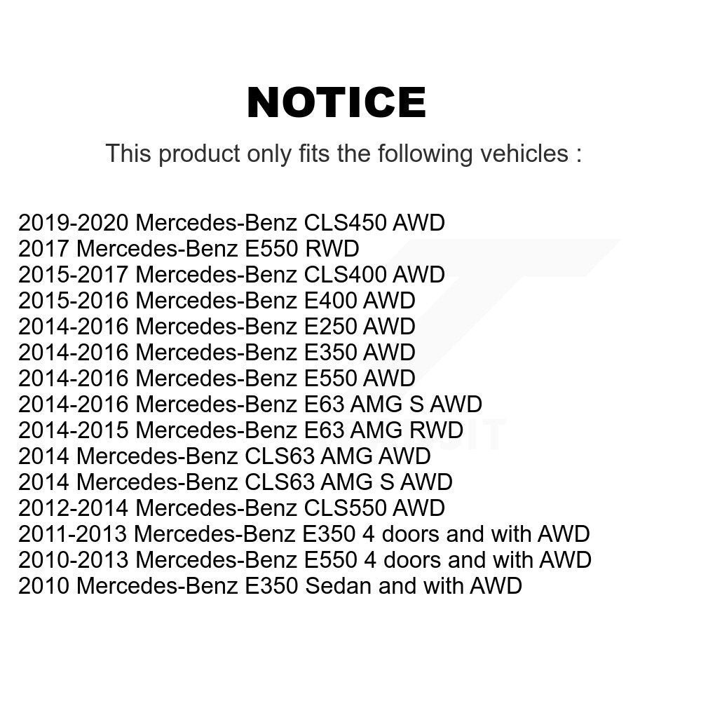 ABS Wheel Speed Sensor SEN-2ABS3038 For Mercedes-Benz E350 E550 E400 E250 CLS550 E63 AMG S CLS450
