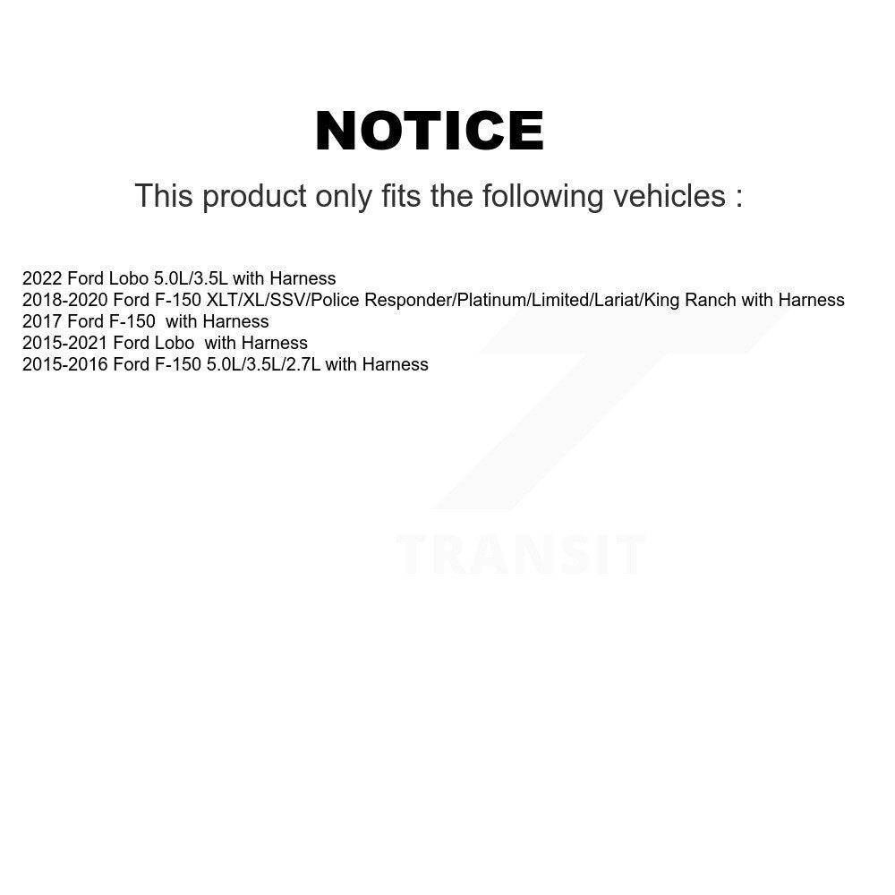Rear Left ABS Wheel Speed Sensor SEN-2ABS3177 For Ford F-150 Lobo with Harness
