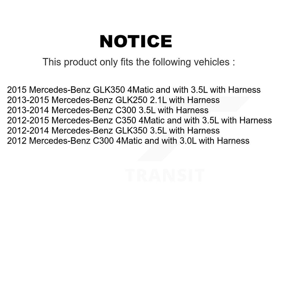 Front ABS Wheel Speed Sensor SEN-2ABS3185 For Mercedes-Benz C300 GLK250 GLK350 C350 with Harness