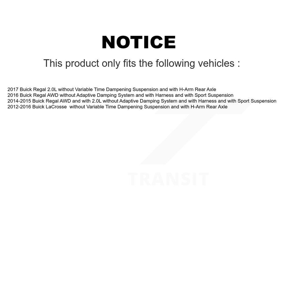 Rear Left ABS Wheel Speed Sensor SEN-2ABS3345 For Buick LaCrosse Regal