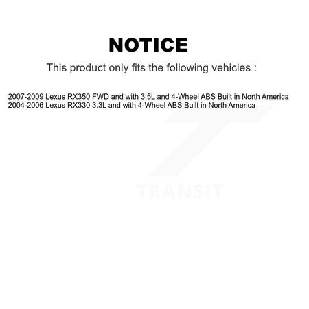 Rear Left ABS Wheel Speed Sensor Wiring Harness SEN-2ABS4849 For Lexus RX350 RX330