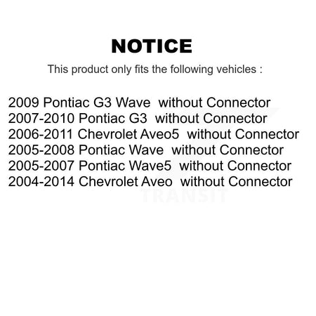 HVAC Blower Motor Resistor SEN-2BMR0160 For Chevrolet Aveo Pontiac Aveo5 Wave G3 Wave5
