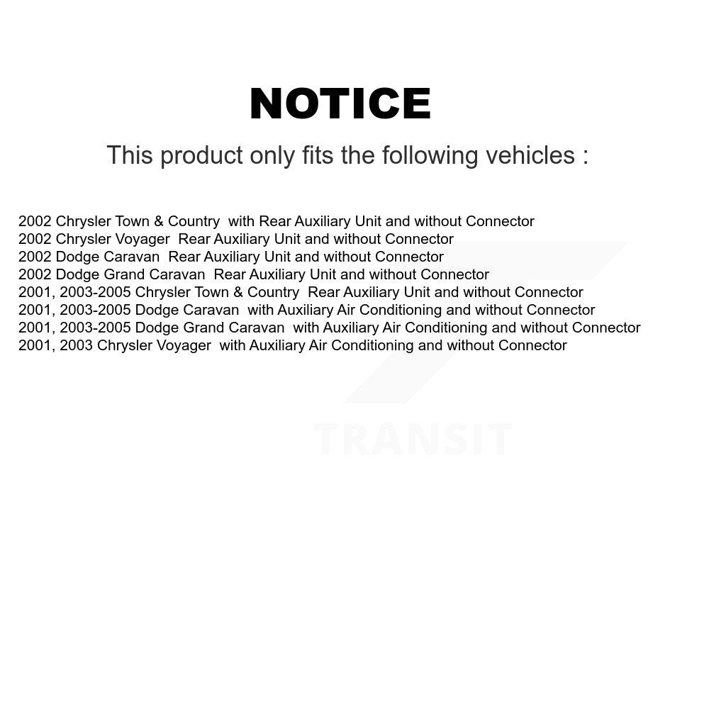 HVAC Blower Motor Resistor SEN-2BMR0298 For Dodge Caravan Grand Chrysler Town & Country Voyager