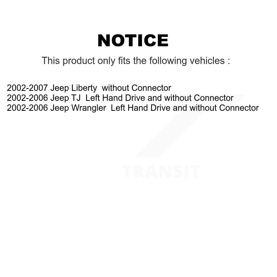 HVAC Blower Motor Resistor SEN-2BMR0302 For Jeep Liberty Wrangler TJ