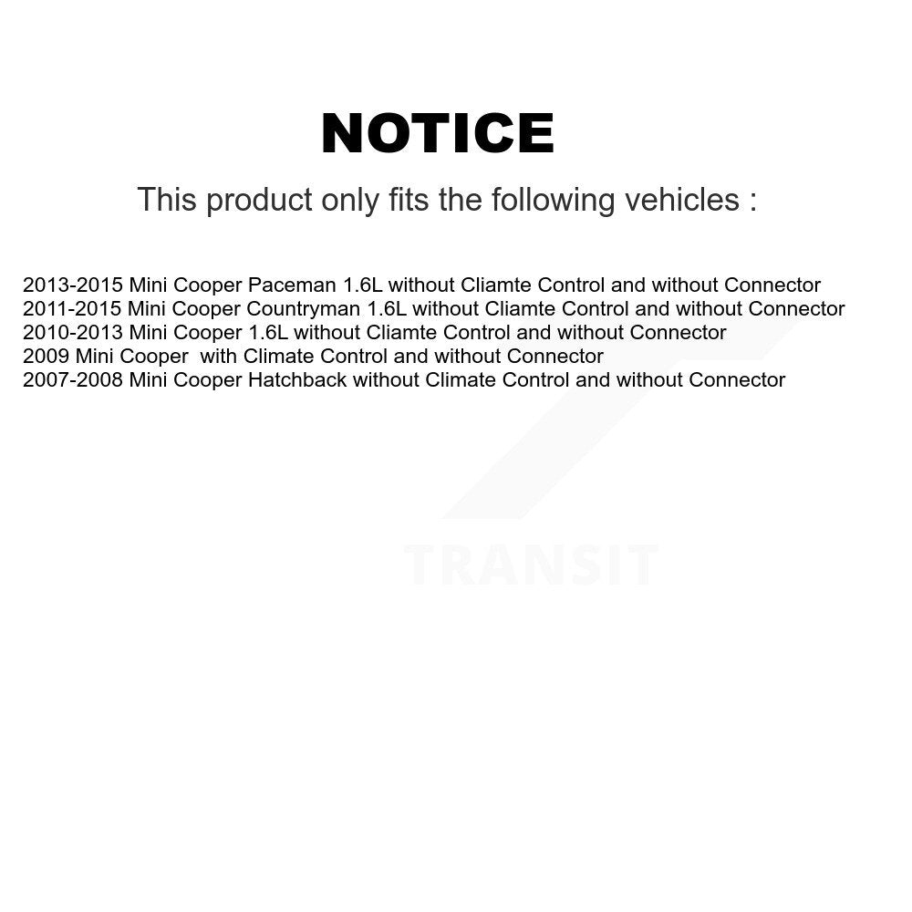 HVAC Blower Motor Resistor SEN-2BMR0328 For Mini Cooper Countryman Paceman